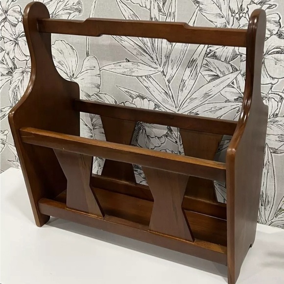Hellerware Other - Danish Midcentury modern teak magazine, vinyl or book holder Hellerware